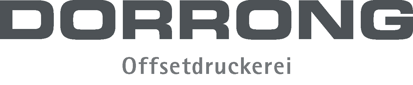 Logo Dorrong Offsetdruckerei Grau
